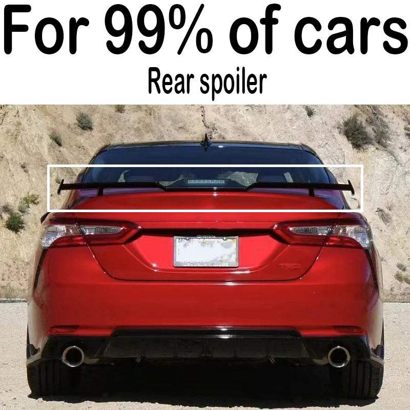 

For Toyota Camry rear trunk lid spoiler, Mercedes Benz BMW Audi Honda Tesla Hyundai Mazda Kia Volkswagen three box universal