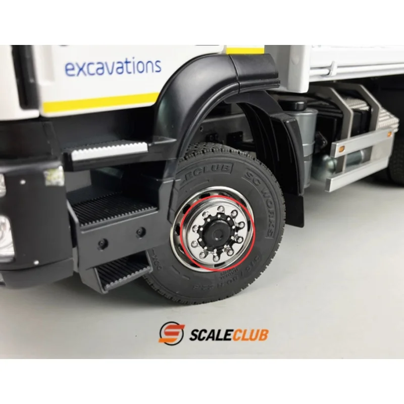 

Scaleclub model 1/14 truck tractor mud head hub retainer cover plum blossom power shaft head rc accessories