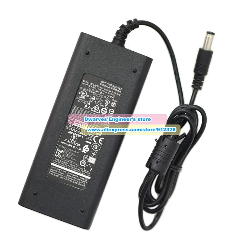 Genuine 24V 2.5A 60W AC Adapter ADS-60NL-24-1 24060E Charger For HOIOTO 6.5x3.0mm Power Supply For HONEYWELL PC42T PLUS PRINTER