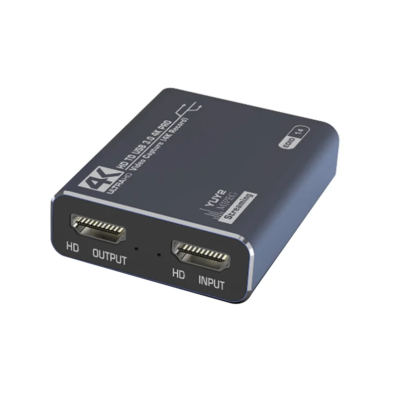 بطاقة التقاط الألعاب AS62 4K 60 هرتز - مسجل USB 3.0 1080P 60Fps متوافق لالتقاط الفيديو المباشر OBS