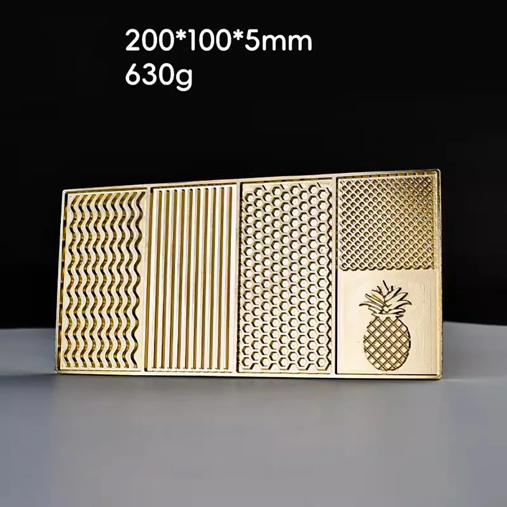 

Copper Ice Design Stamping Plate Ice Cube Stamper Cocktails LOGO Making Bar Ice Printing Bartender Whiskey Pressing Tray Mold