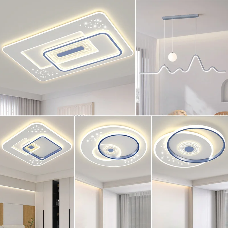 Espectro completo inteligente moderno simple protección ocular sala de estar dormitorio comedor