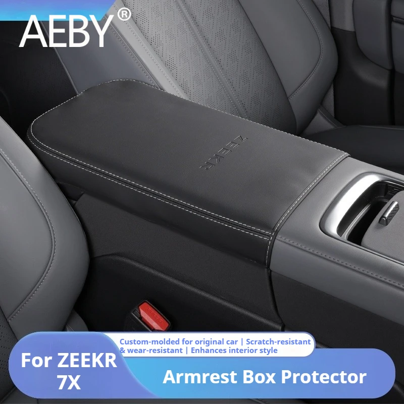 

AEBY для ZEEKR 7X 2024 2025, индивидуальный подъемник для центральной консоли, чехол для подлокотника, защитный коврик от царапин, аксессуары для салона автомобиля