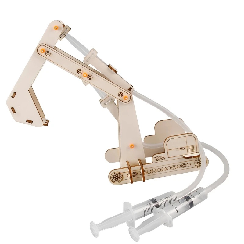  Creative School Laboratory Equipment Wooden Mechanical Excavator Assembly Classroom Student Learning For Teenagers