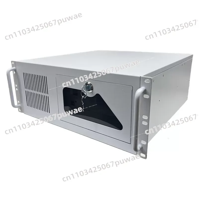 Power Supply 7 Slots 19inch Rack Mount 4U Industrial Control Chassis Model 610 Server Computer view 2