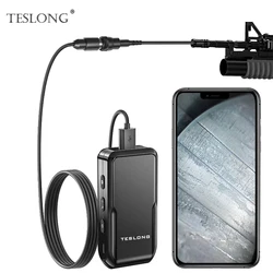 Teslong Bore Scope for iPhone & iPad, 1.2M Long Cable WiFi Borescope Videoscope Inspection Camera,Fit 0.2in Caliber & Larger