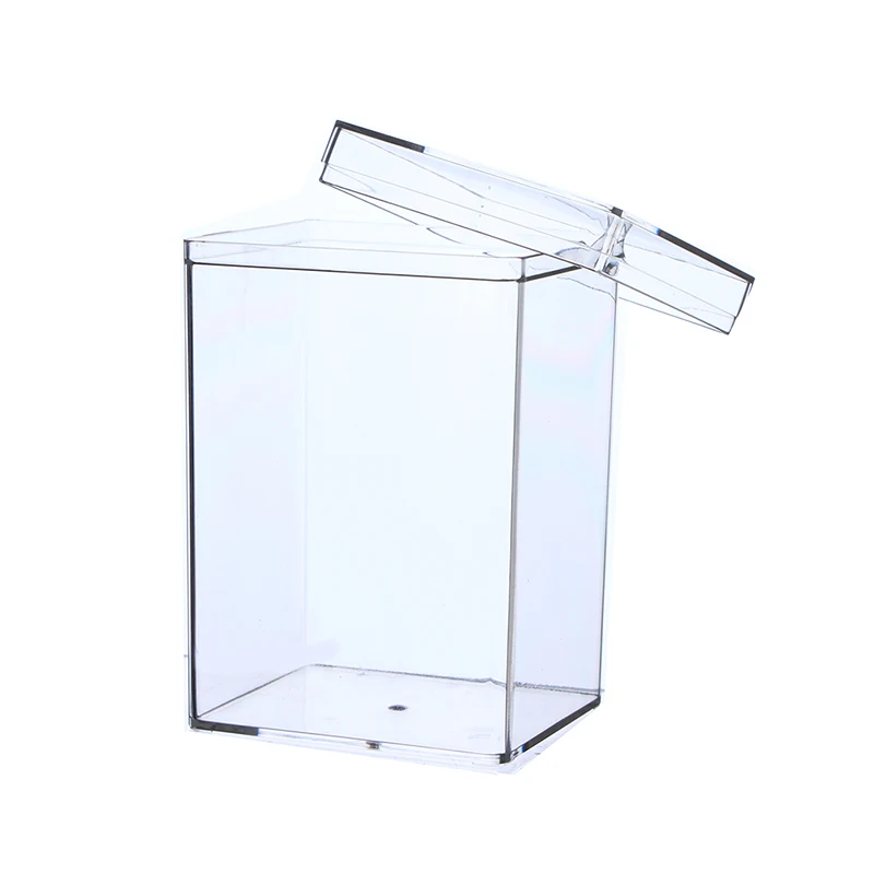 Wedding Candy Box Clear Rectangular Storage Cookie Biscuit Packaging Supplies Gift Doll Dustproof Display