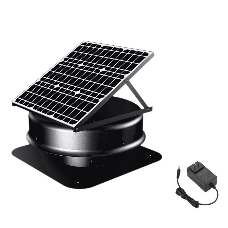 Hot Sales 12inch 14inch  Large Airflow Roof Mounted Solar Attic Fan