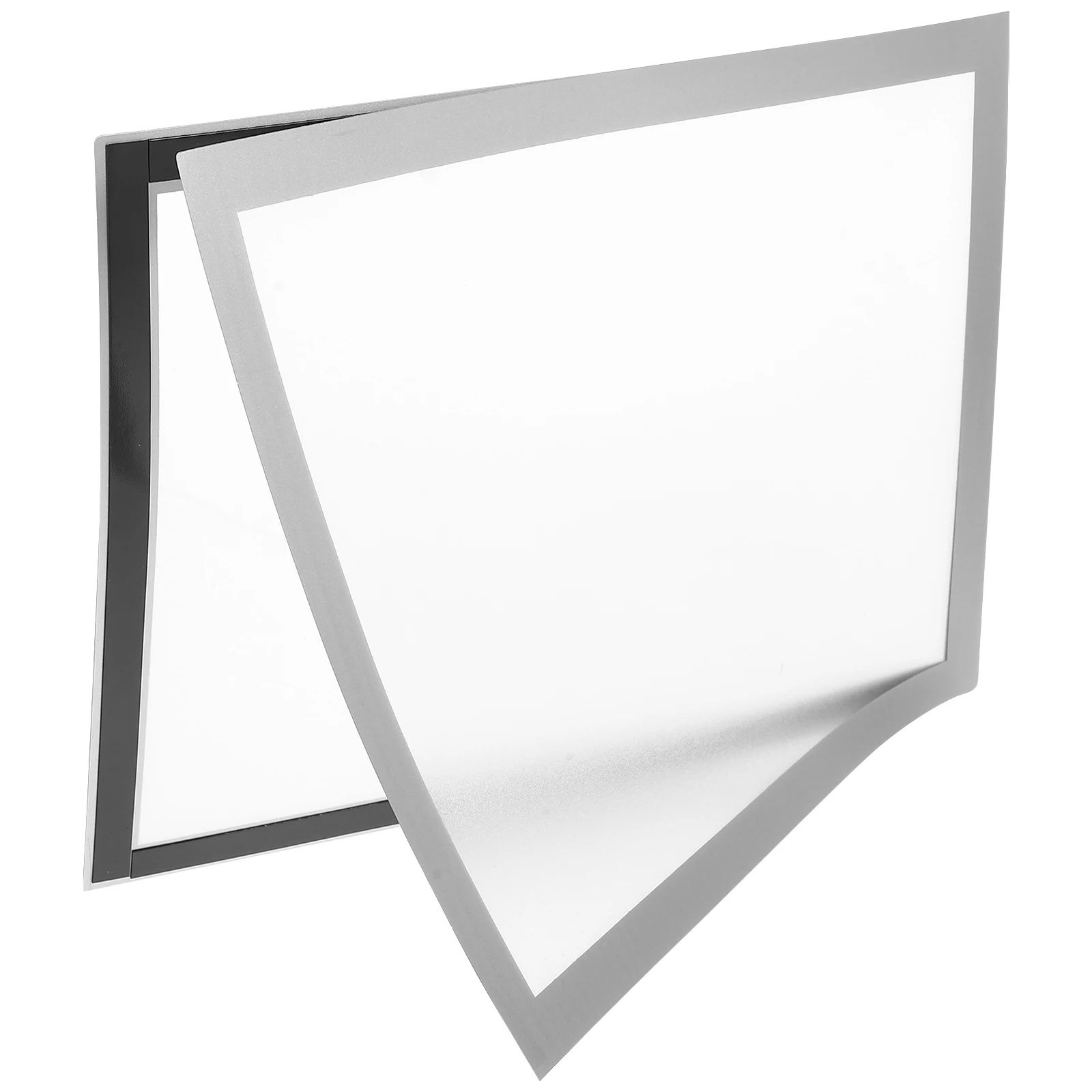 

Dual-Sided Transparent Display Board Magnetic A4 Poster Certificate Holder Easy Use Versatile Lightweight Clear Document