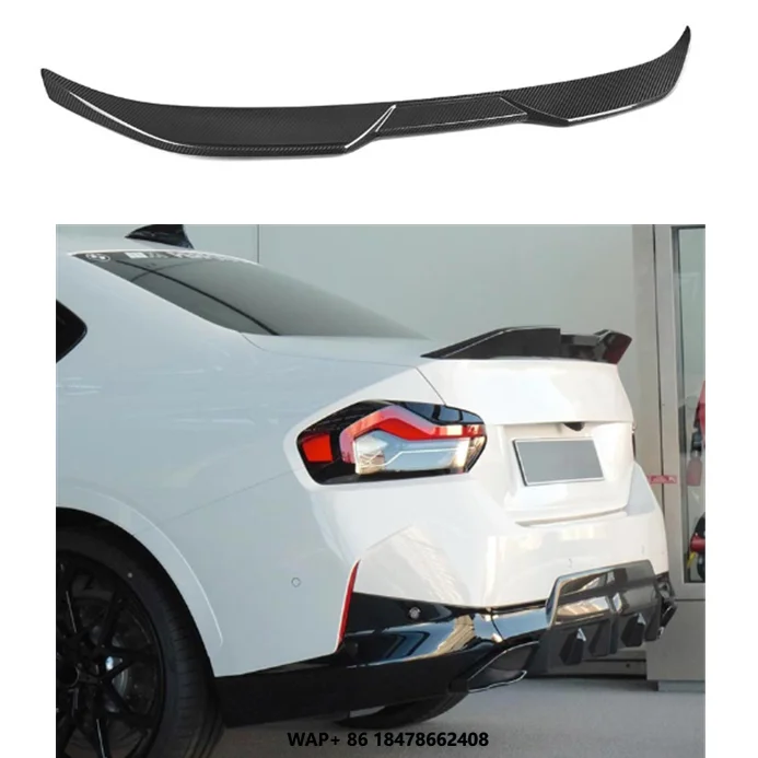 

100% Dry Carbon MP Style Rear Trunk Tail Wing Ducktail Spoiler for 2 Series G42 M235i M240i 2022+ G87 M2 2023+ Rear Spoiler