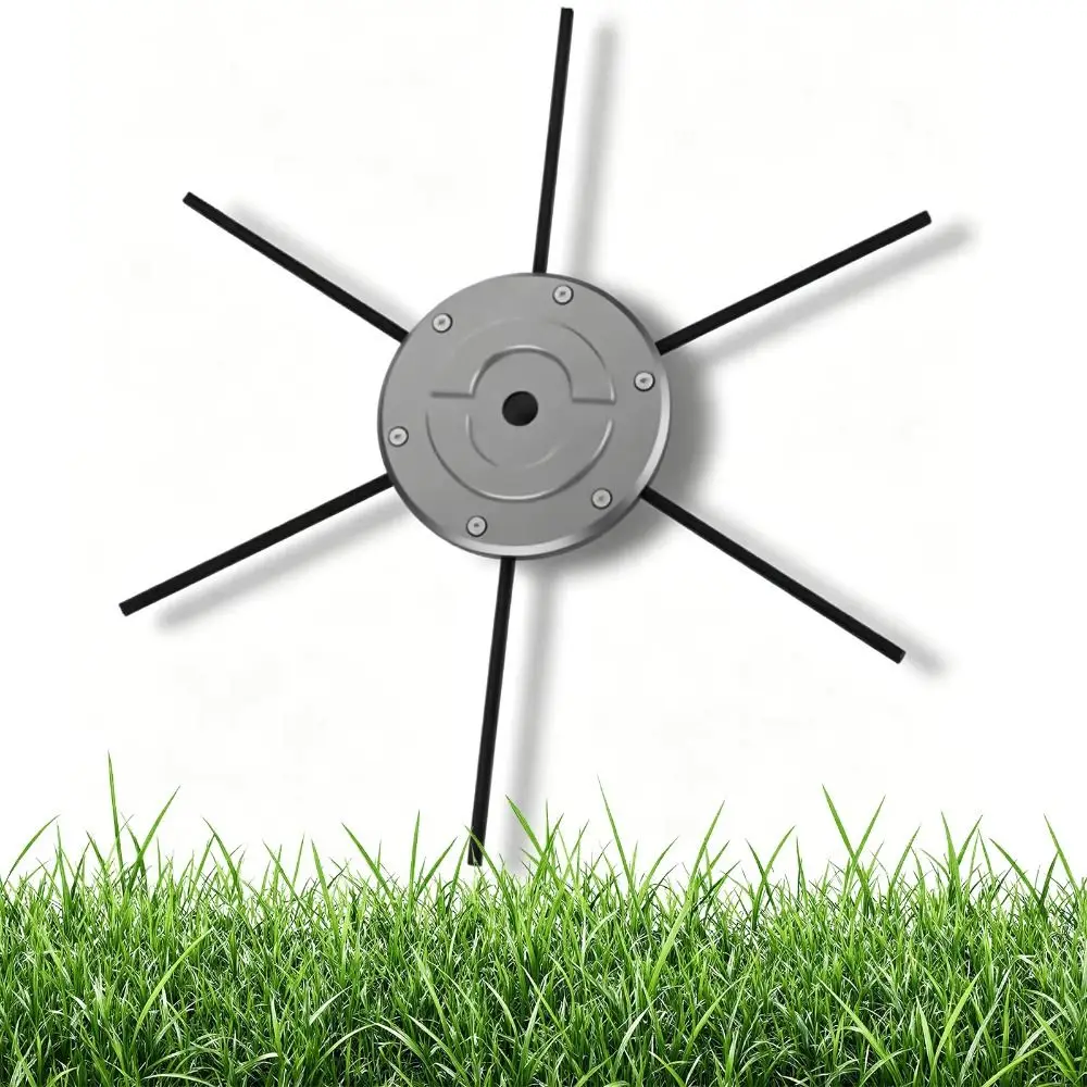 6 Line Lawn Mower Tool Aluminum Heavy-Duty Grass Trimmer Head Vintage Universal Heavy-Duty Trimmer Head Electric String Trimmers
