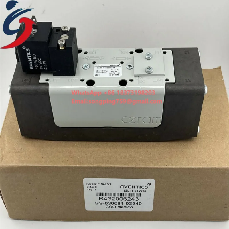 

AVENTICS CERAM PNEUMATIC DIRECTIONAL AIR CONTROL R432006243 3 24VDC 25W