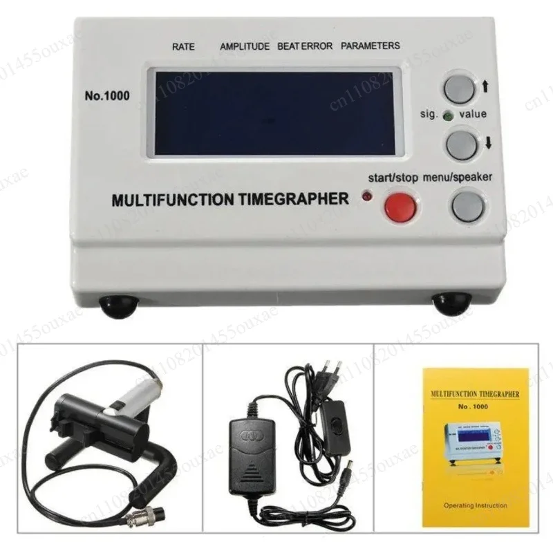 Portable Watch Timegrapher, Mechanical Movement Timing Analyzer Calibrator for Professional Watchmaker Repair & Testing