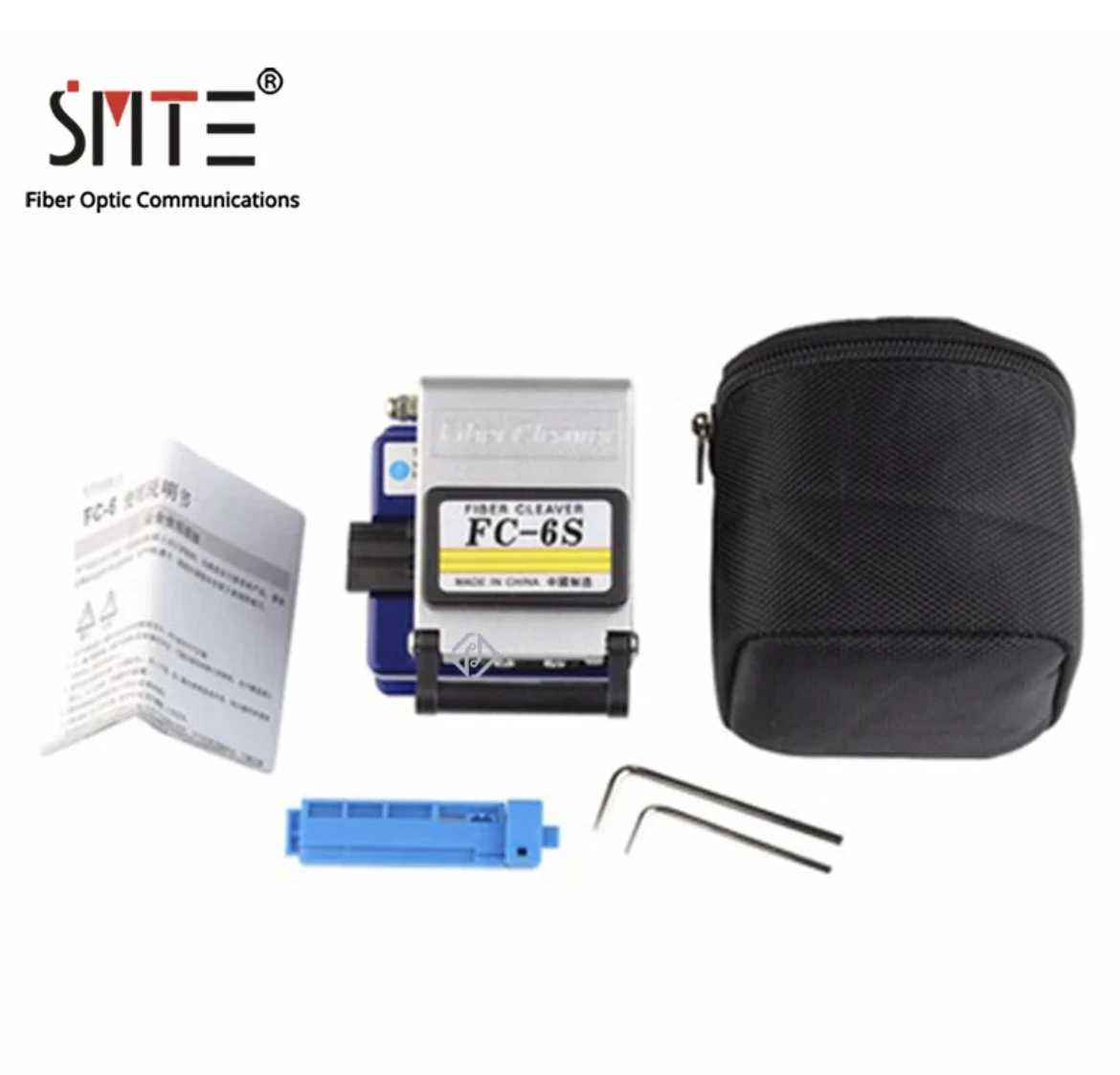 FTTH Fiber Optic Tool Kit 10pcs/set FC-6S Cleaver 10mw Visual Fault Locator CFS-3  Laser pointe