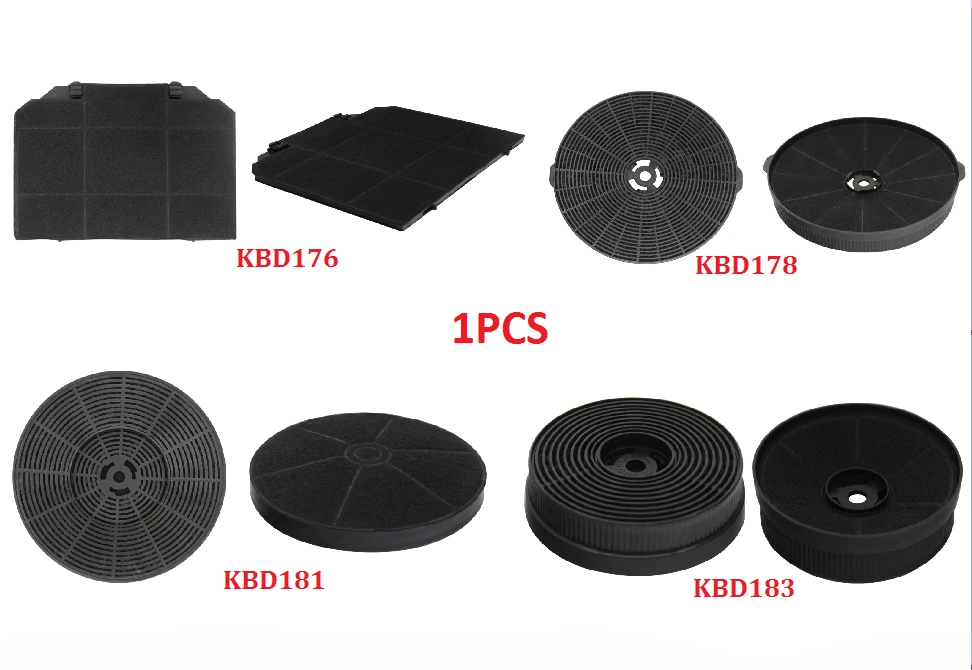 Activated carbon range hood filter KBD176/178/181/183 for Household Kitchen Range Hood carbon pellets Carbon mesh accessories