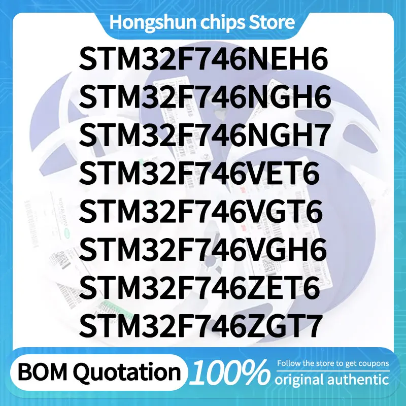 

STM32F746NEH6 STM32F746NGH7 STM32F746VET6 STM32F746VGT6 STM32F746VGH6 STM32F746ZET6 STM32F746ZGT6 ZGT7 STM32F746NGH6 Spot goods