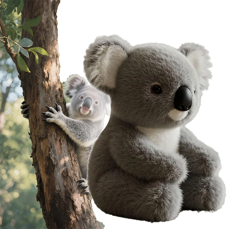 Soft Koaly Plush Toy Cute Emotional Support Stuffed Animals Plush Mimics Natural Movement Plush Pillow for Emotional Support