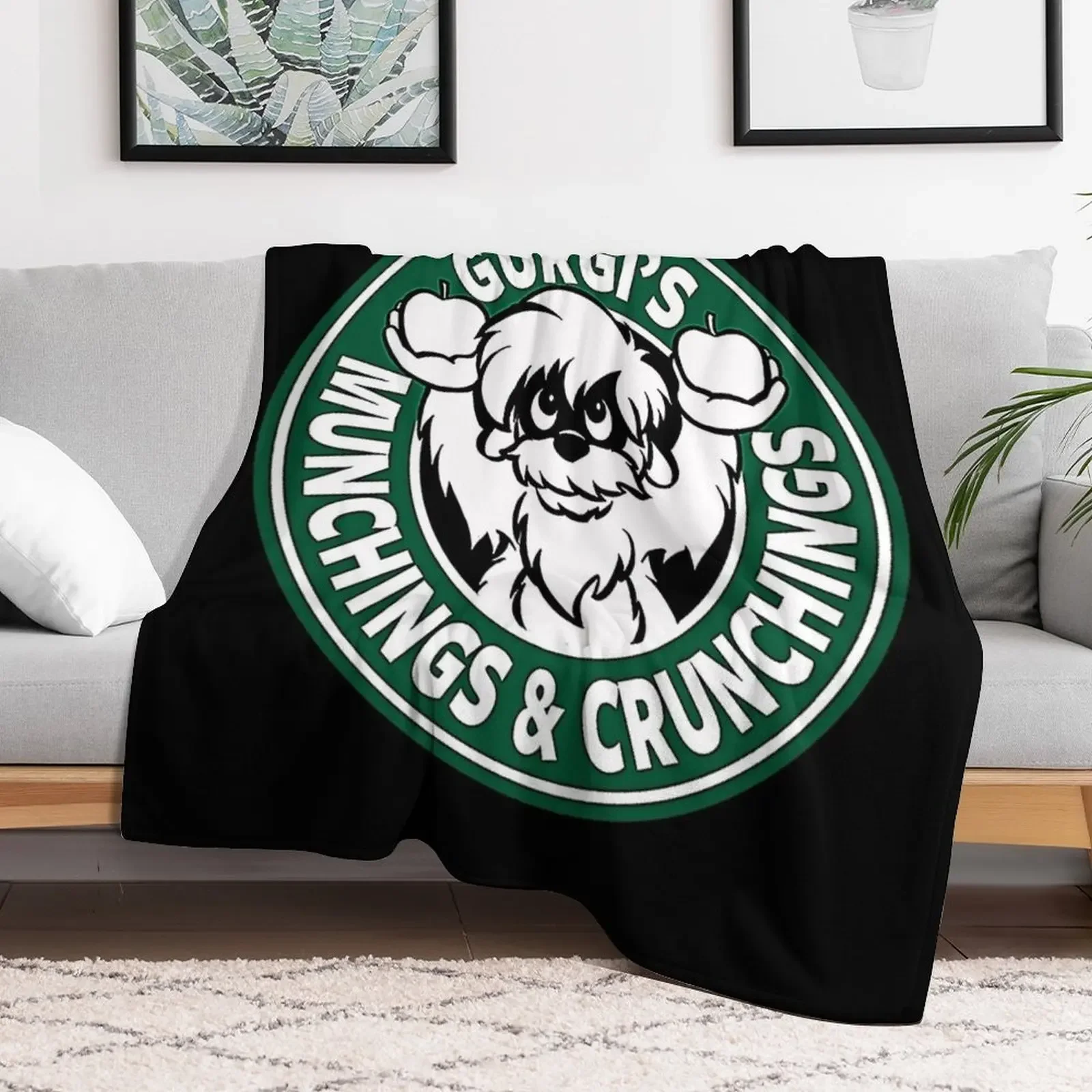 New Gurgi's Munchings & Crunchings T-Shirt Throw Blanket Decorative Sofa heavy to sleep Blankets