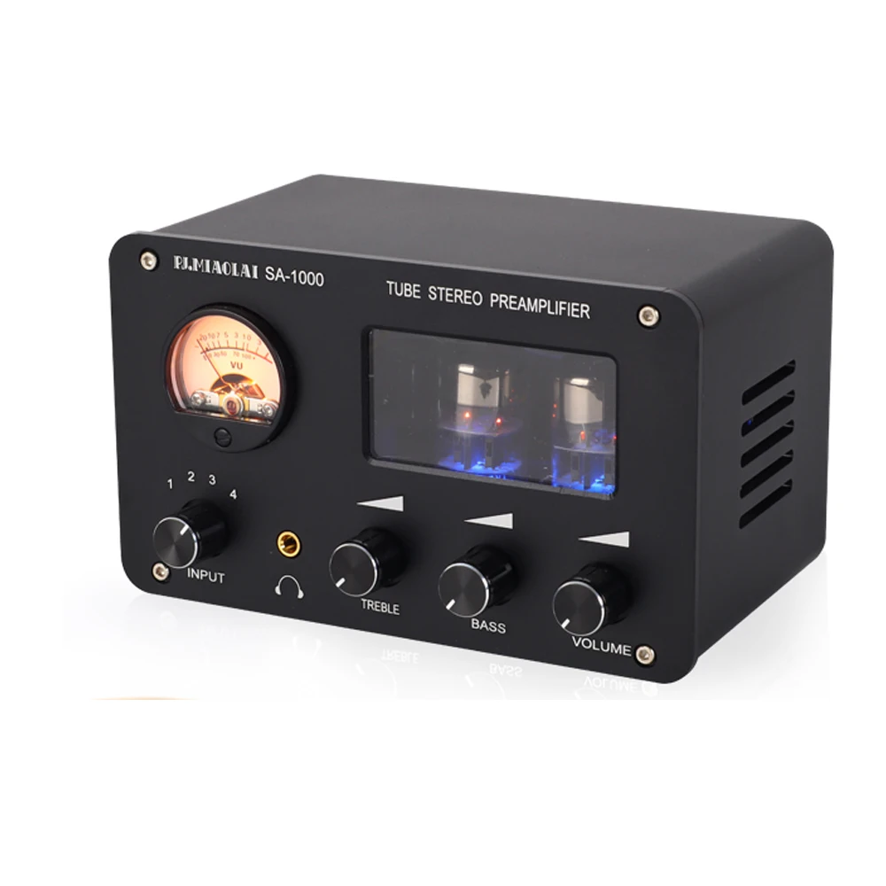 SA-1000 6H3N TUBE Headphone Amplifier Switching Amplifier 4 In 2 Out