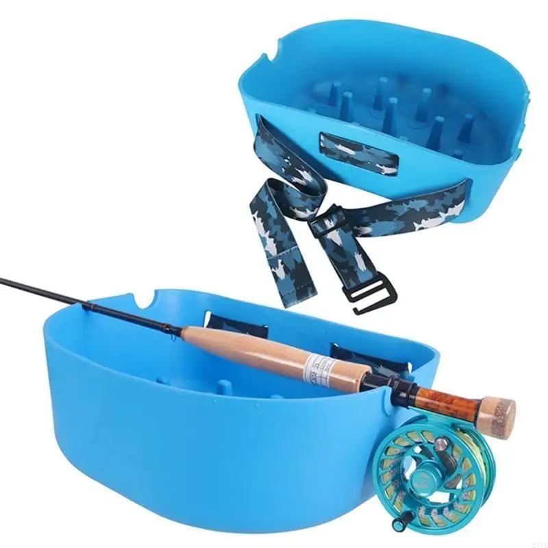 

Multifunctional Fly Fishing Stripping Basket Easy Empty Fishing Line Tray Wide Belt Light Weight Line Basket for Fishing
