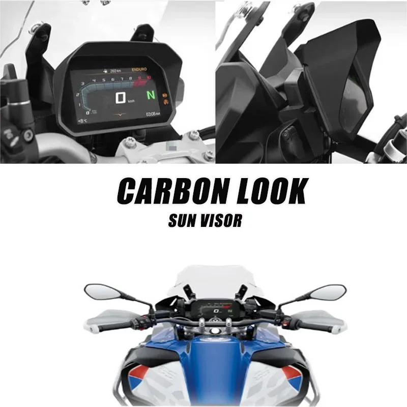 

Carbon Look Sun Visor Instrument Hat For BMW R1300GS R 1300GS R1300 GS R 1300 GS 2023 2024 Cover Protection Parts