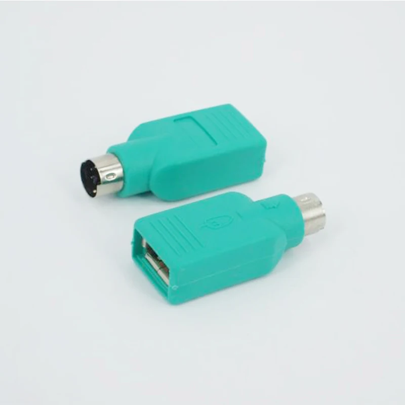 Lingable USB 2.0 to PS2 PS/2  Adapter Keyboard Mouse Connector USB A Type Female/Male to PS/2 6-pin Mini Din Male/Female