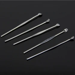 5Pcs Stainless Steel EarPick Cleaner Ear Pick Wax Curette Remover Care Tool Hot Drop Shipping