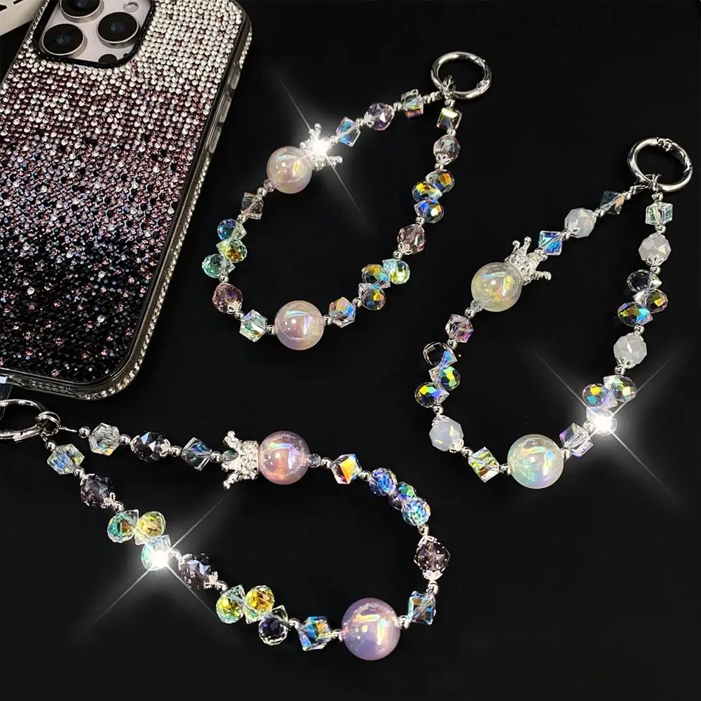 

Creative Crystal Mobile Phone Lanyard Strap Hand-beaded Anti-Lost Phone Hand Rope Arts Crafts Bag Pendant