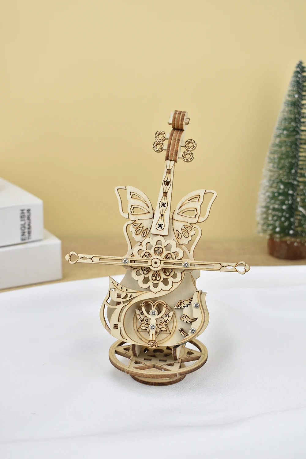 Kleine fabrikanten Groothandel muziekdoosmachine Handgemaakt houten educatief speelgoed gebaseerd op natuurkundige principes