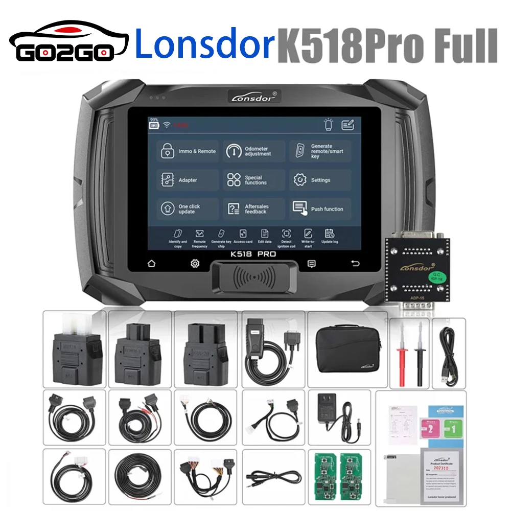 

Lonsdor K518Pro K518 Pro Global Full Version Key Programmer Free AKL Activation License Newly Add Can-FD and DOIP Protocols