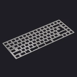 84 Keys Mechanical Keyboard Positioning Plate Polycarbonate Plate Compatible KBD75 V1 V2 YMD75 ANSI ISO Layout