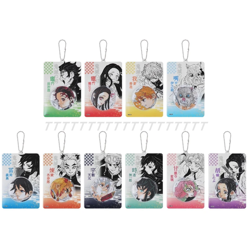 Llavero acrílico de Anime para regalo, muñeco de juego Tokitou, Muichirou, Agatsuma, Zenitsu, Nezuko, Kamado, Tanjirou, Hashibira, Inosuke