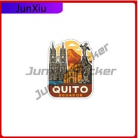 Quito Ecuador City Sticker Guitar Motorcycle Helmet Pickup Windshield Vinyl Occlusion Scratch Decal X 500 Motorcycle Stickers