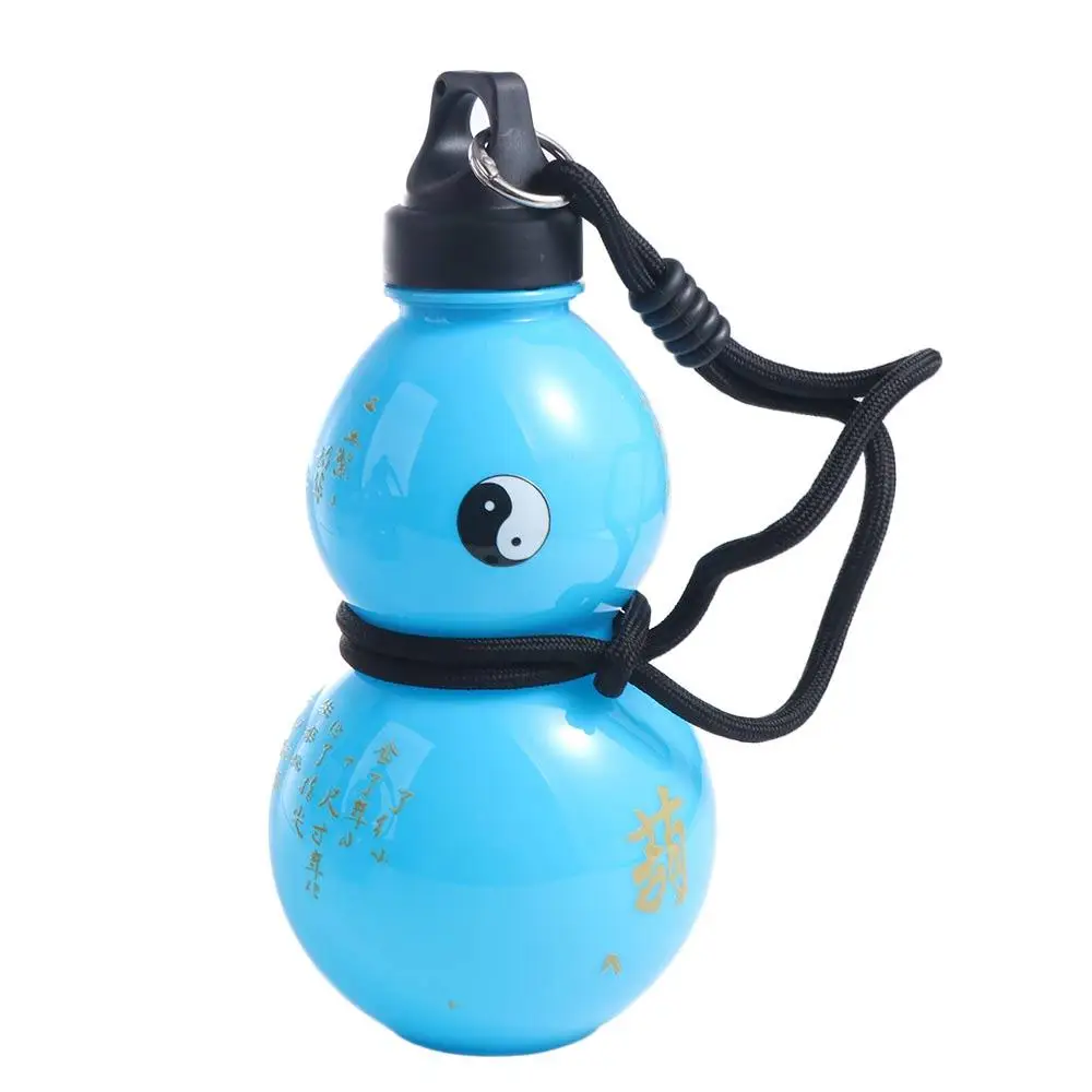 Tai Chi Chinese Style Gourd Water Bottle Large Capacity 800ML Water Cup Portable Sticker DIY Kettle Sport