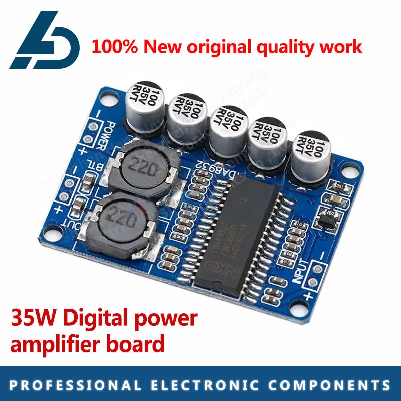 Digital power amplifier board module 35w mono High TDA8932 low resolution