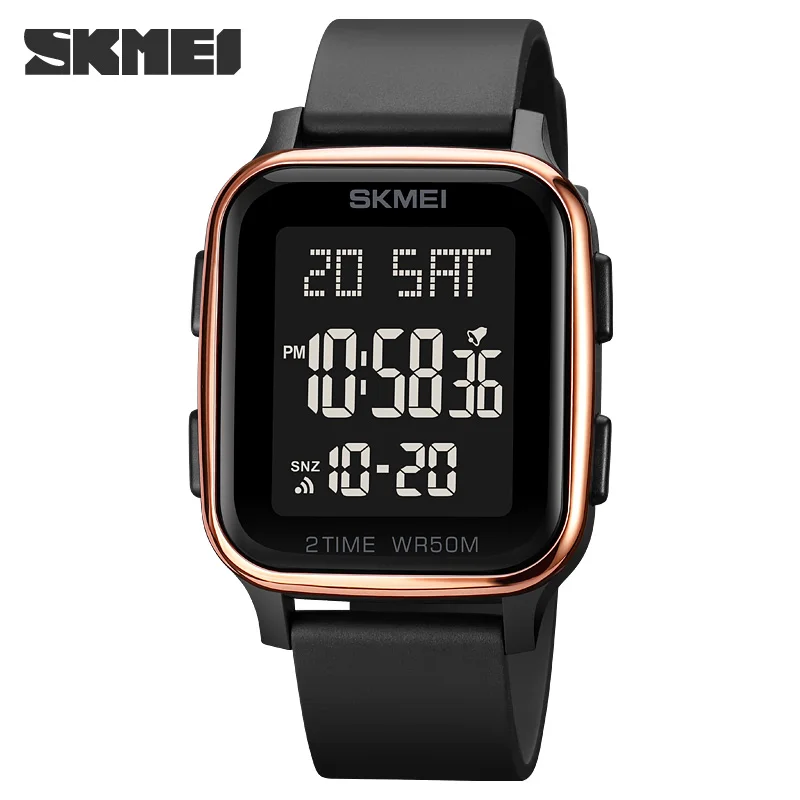 

SKMEI 5Bar Waterproof Calendar Countdown Electronic Wristwatches Fashion LED Light Digital Watch Mens Clock reloj hombre 1858