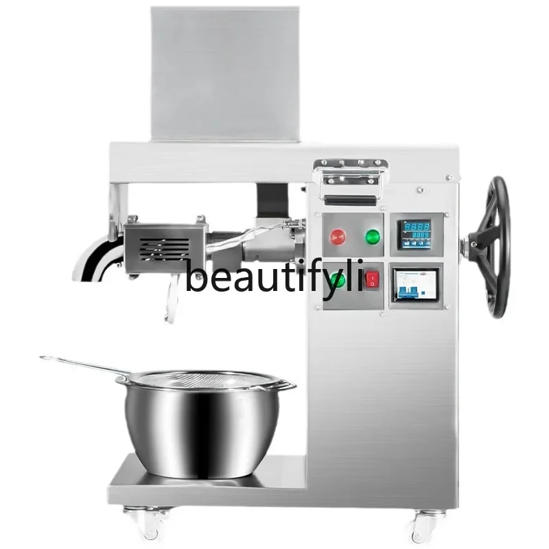 

Small oil press household automatic frying machine commercial press multi-functionX