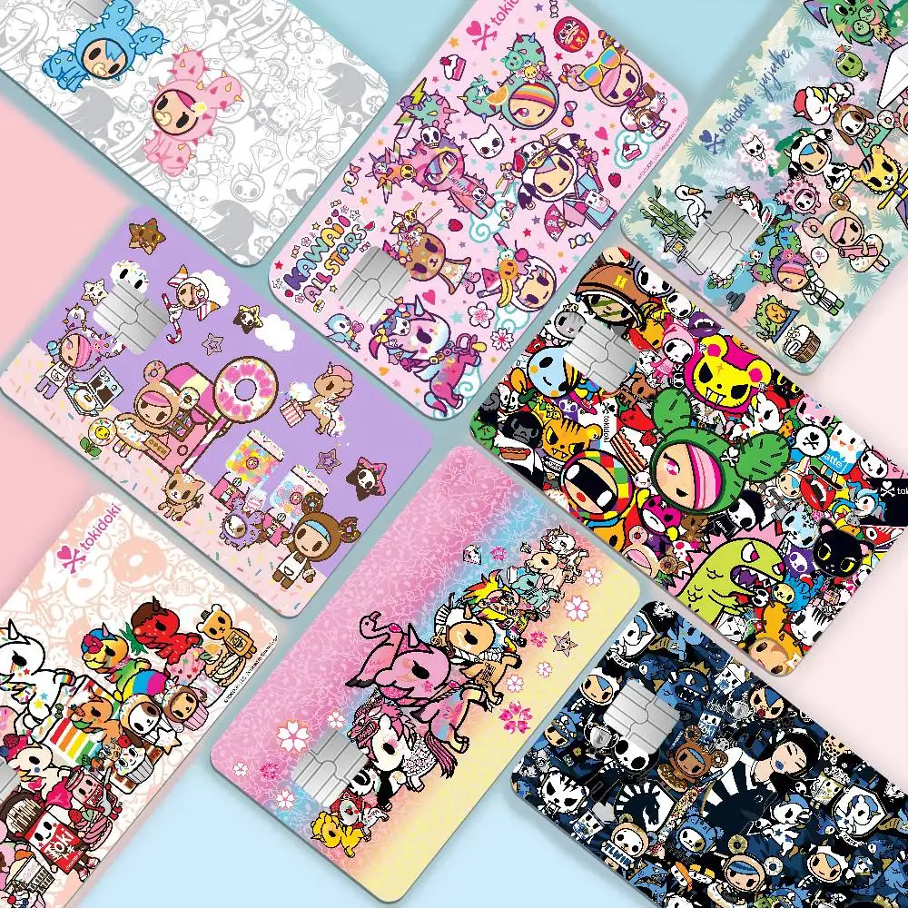 Japan T-TokidokiS 100% Hot Sale Amine Credit Debit Bank Card Bus Card Film Skin Sticker