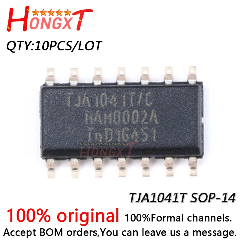 

10PCS 100% NEW TJA1041T SOP-14.Chipset