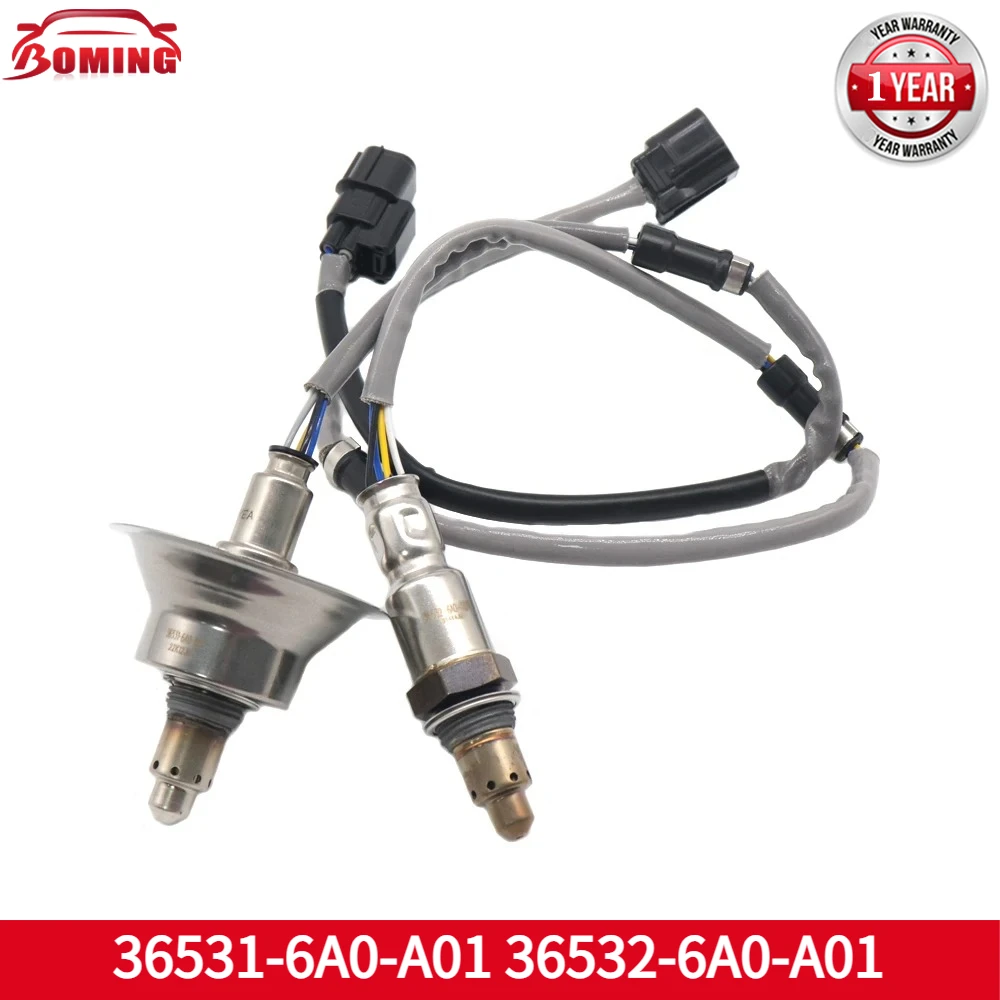 Sensor de Oxígeno O2 Superior e Inferior 36531-6A0-A01 36532-6A0-A01 Compatible con Honda Accord Acura RDX TLX 2018-2021 234-5726 234-8046