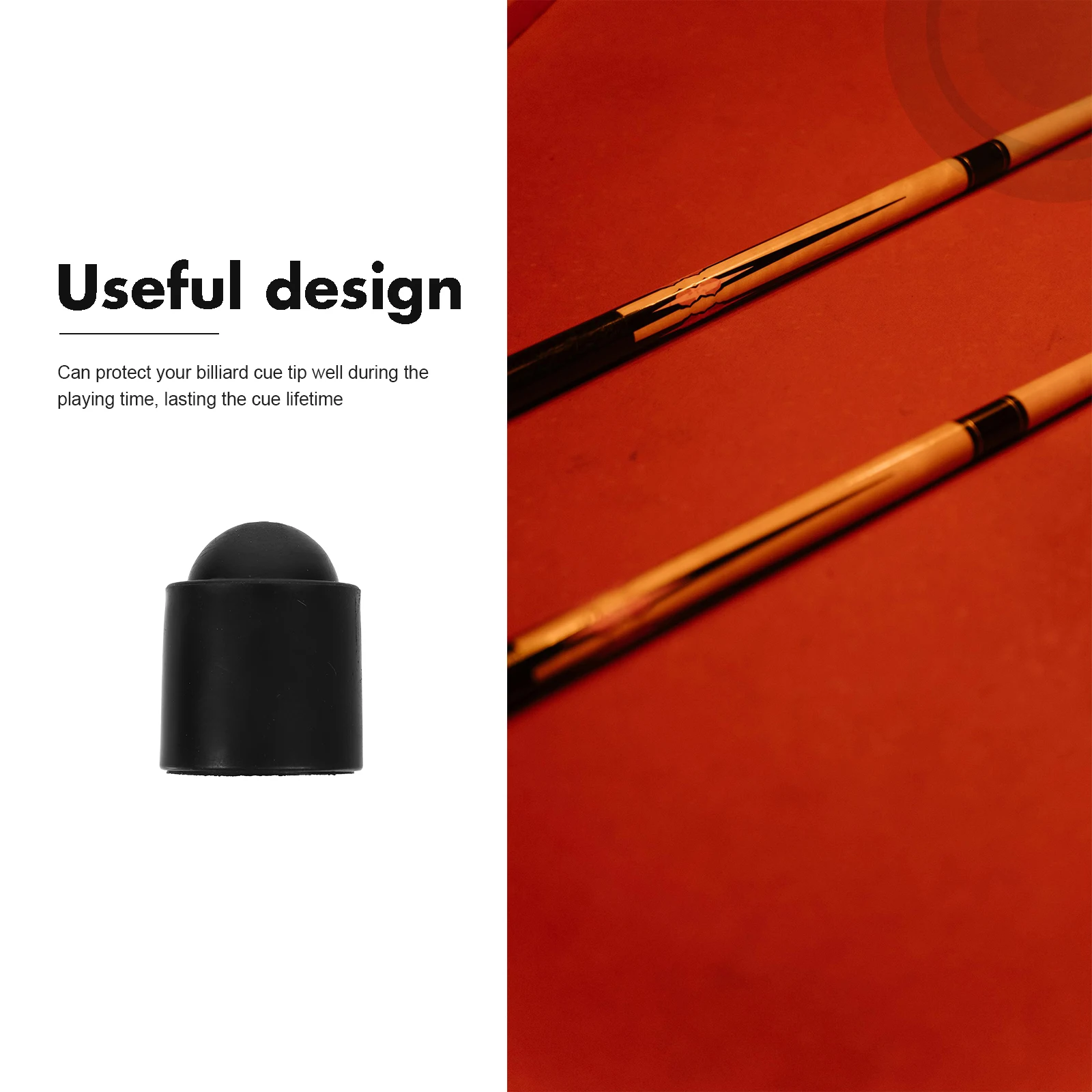 

25pcs Billiard Cue Protective Cover Pool Cues Protector Rubber Sleeve Replaceable Ends End Protectors Covers Protecting Parts