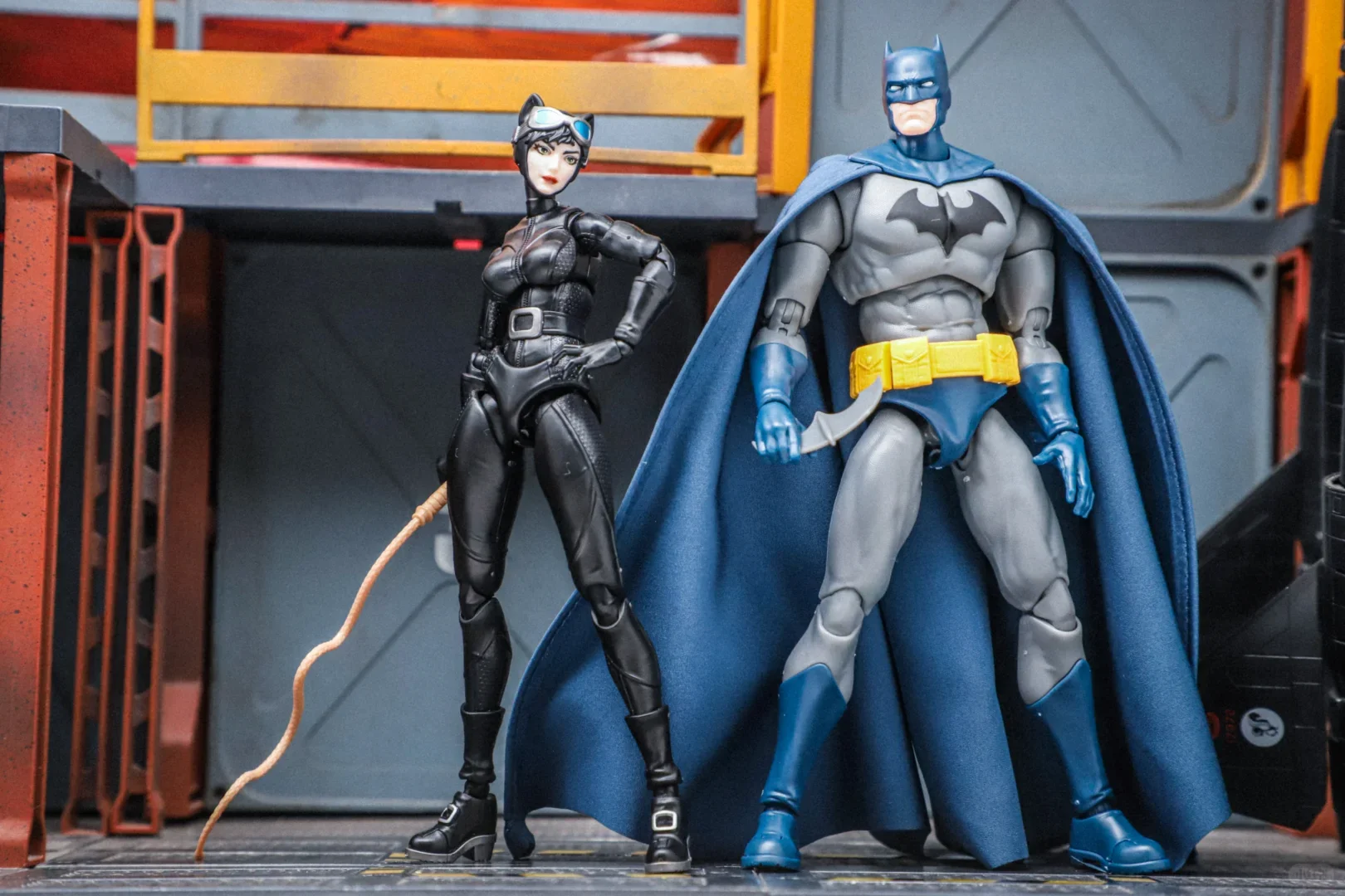 Brand-New Blokees Hero Champion Class Batman Hush Catwoman Action Figure Collectible Assemble Model Desktop Toys For Adult Fans