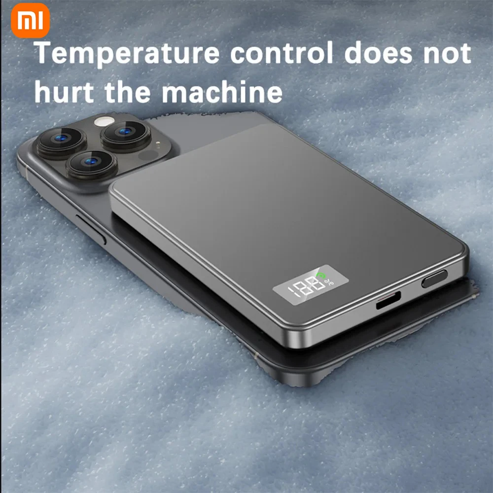 Xiaomi 20000mAh 薄型 マグネット式 ワイヤレスモバイルバッテリー PD 22.5W 急速充電 ポータブル 外付けバッテリー Magsafe対応 iPhone/Samsung用