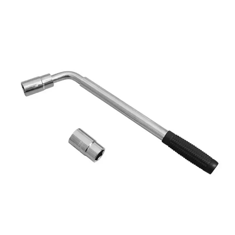 Hexagonal wrench for car/truck tire repair, 17/19/21/23mm, with anti slip handle, car wheel lug nut wrench, telescopic