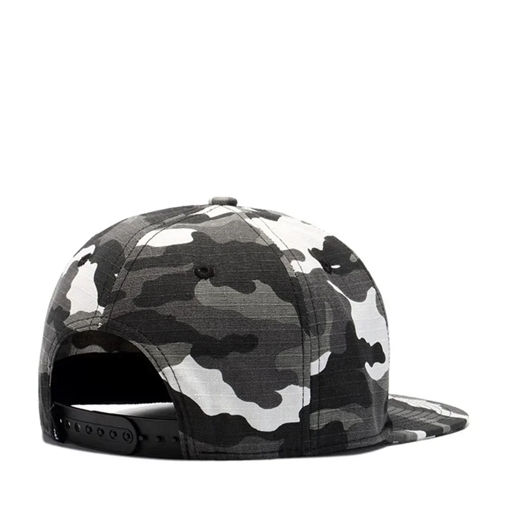 TOHUIYAN Camouflage Baseball Cap Men Adjustable Snapback Hats Outdoor Flat Brim Sports Caps Casual Cotton Hip Hop Hat For Women