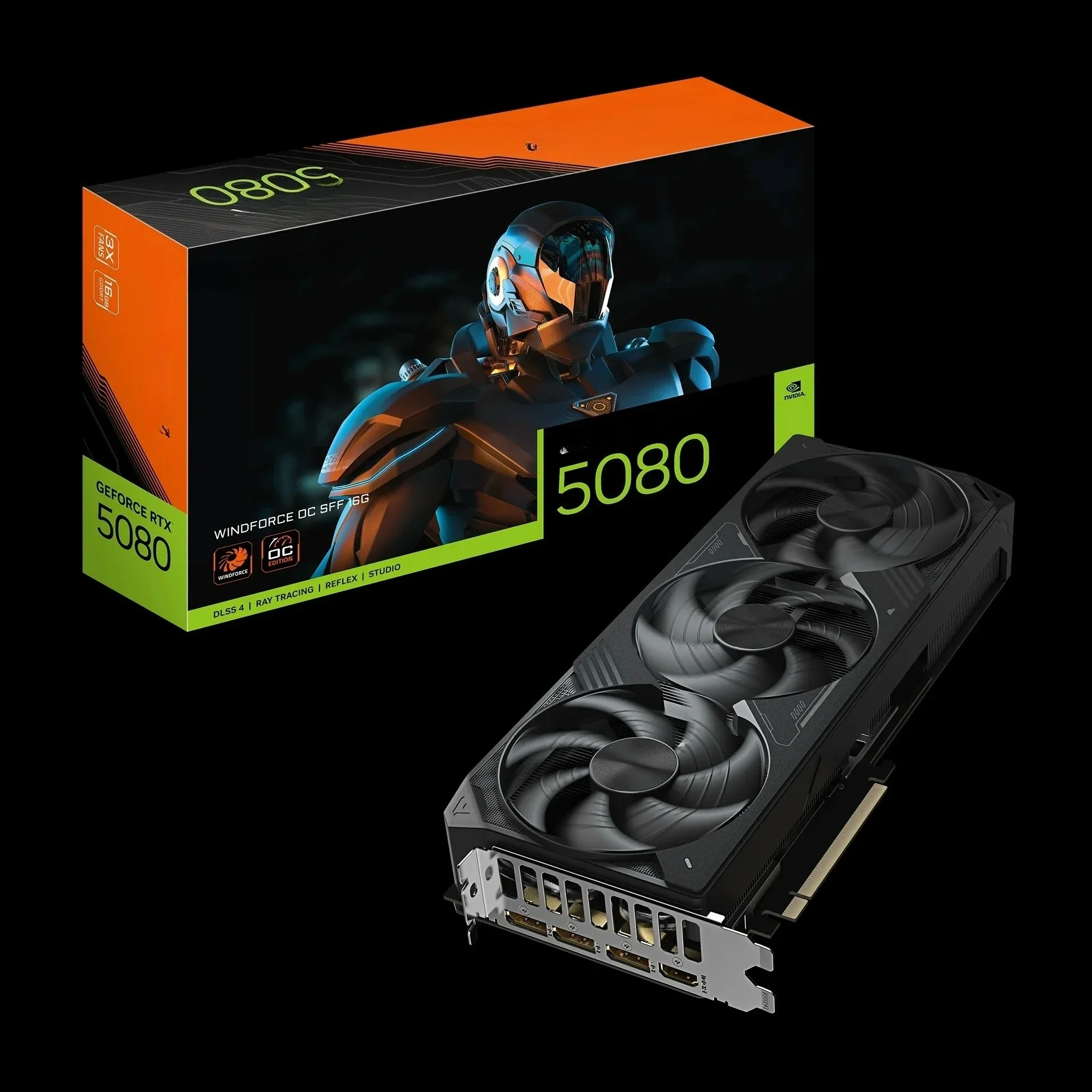 2025 Windfroce GDDR7 OC Edition PCIE 5.0 GPU Gaming Graphics Card