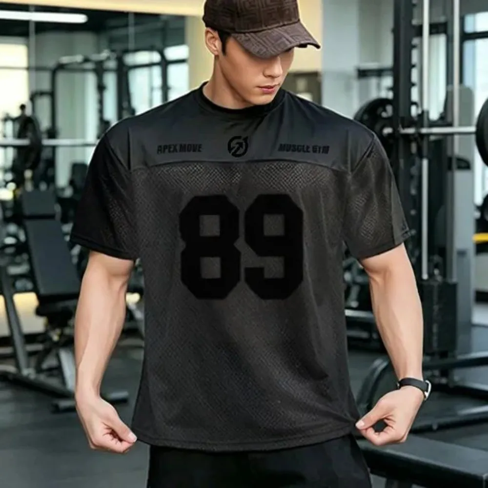 3D Printed Quick-drying Breathable Men's T-Shirt Short-sleeved Casual Large-sized Neutral Style Top Y2k Streetwear Sweatshirt