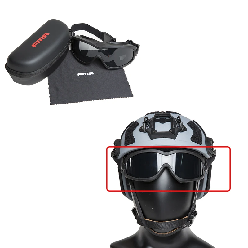 

FMA JT Spectra серия защитных очков с одним/двойным слоем противотуманные пылезащитные очки оборудование для кемпинга