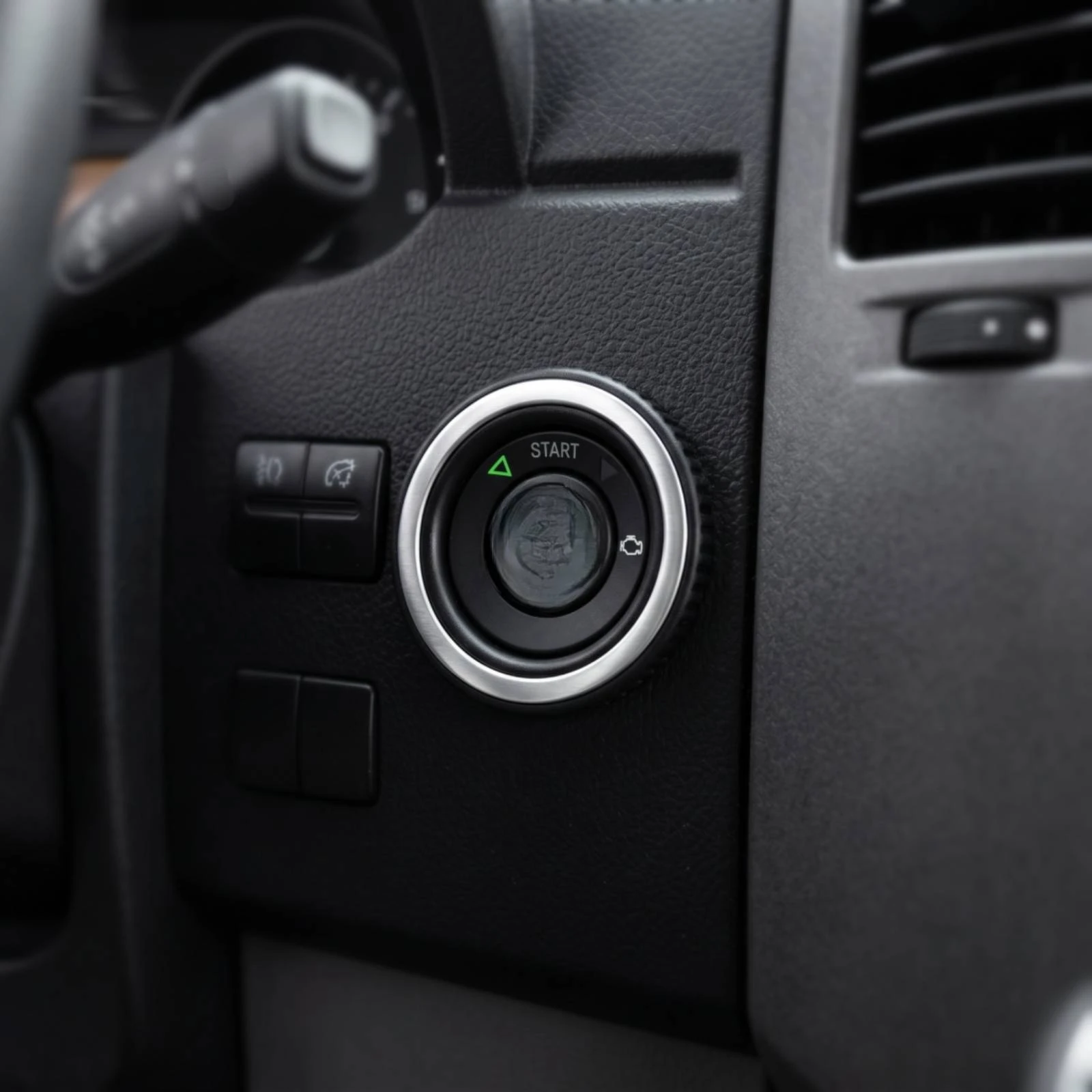 Push Start Button Bezel Easy to Install Ignition Push Button Decorative Bezel Sturdy Slim for Car Enthusiasts, Dashboard