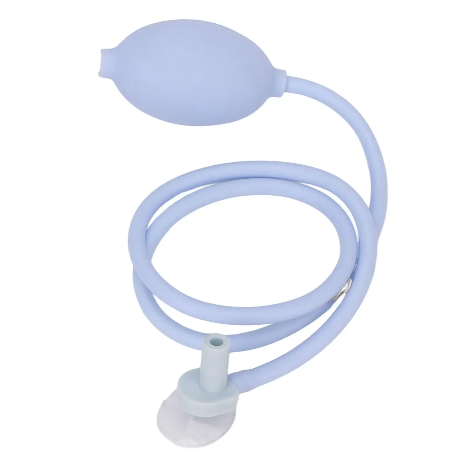 Silicone Enema Bulb for Men and Women Soft Flexible Anal Cleaning Douche Blue Anal Hygiene Tool